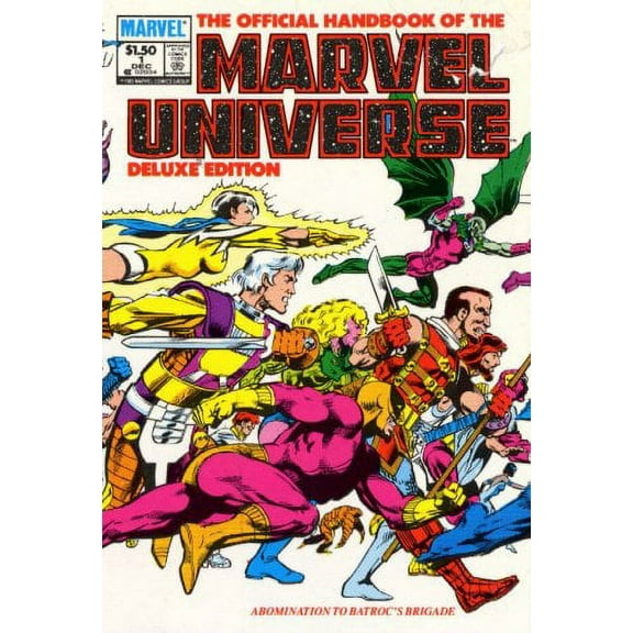 Pre-Owned Essential Official Handbook Of The Marvel Universe - Deluxe Edition Volume 1 TPB Paperback
