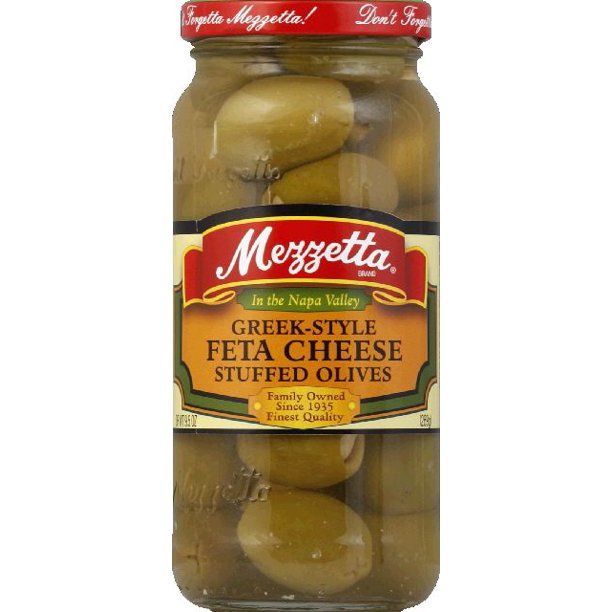 Mezzetta Stuffed Olives Your Choice of 5 Varieties, Feta 2Pack