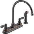thumbnail image 1 of Peerless P299575LF-OB Apex Two Handle Kitchen Faucet with Spray, Oil Bronze, 1 of 3