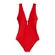 thumbnail image 5 of WILLBEST Trajes de Baño Natacion Mujer Traje de Baño Con Volantes y Cuello En V Con Cordones Para Mujer, 5 of 8