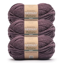 Bernat® Future Recycled Wool™ #6 Super Bulky Blend Yarn, Plum Luck 6oz/170g 108 Yards (3 Pack)