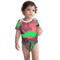 thumbnail image 2 of Yiaed Neon Desert Moon Print Infant Climbing Short Sleeve Onesie One-Piece Baby Bodysuit Clothes 0-12 Months -6 Months, 2 of 6