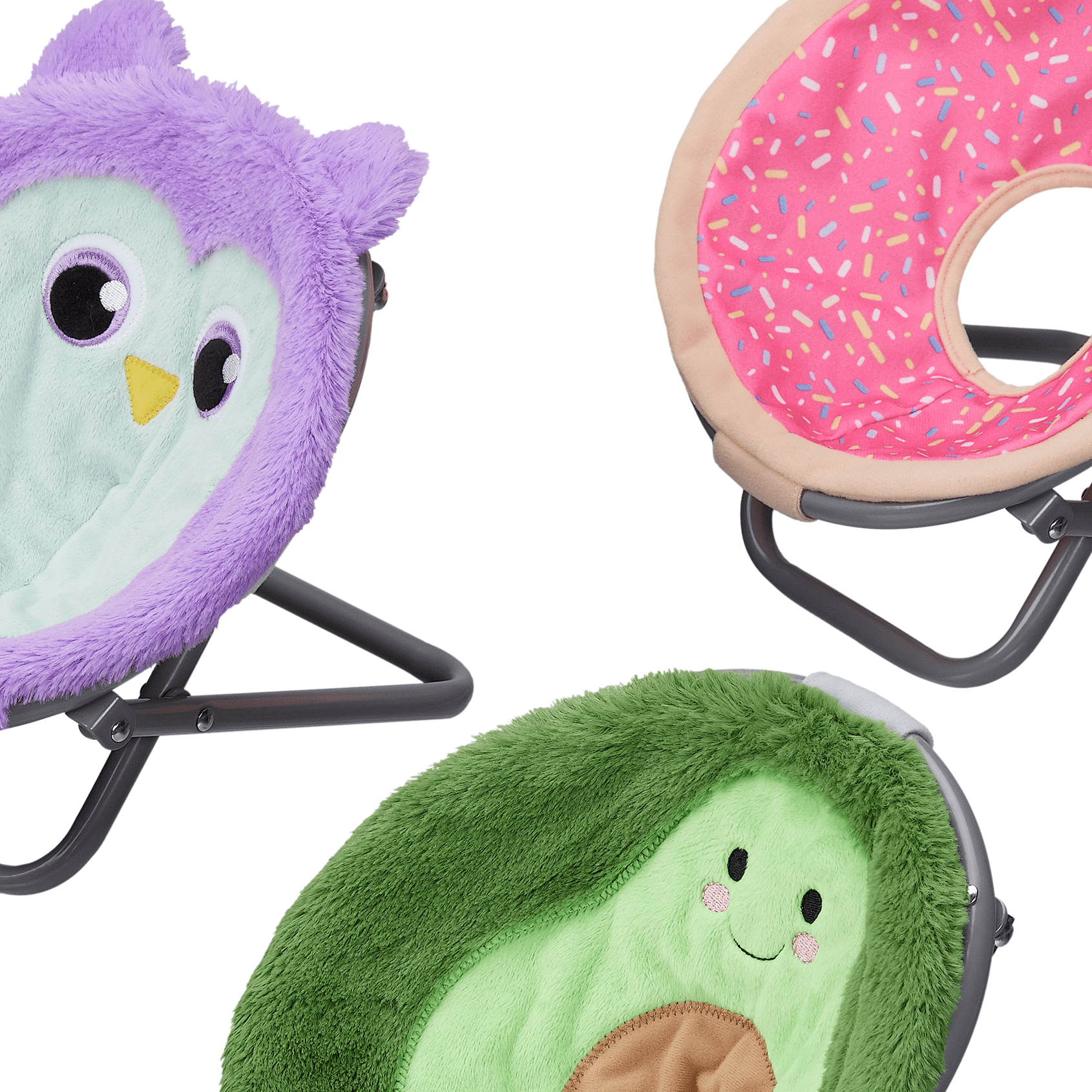 My Life As A Donut Saucer Chair for 18 Dolls (Doll Not Included)