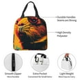 thumbnail image 4 of Honeii Watercolor Glasses Guinea Pig Print Lunch Bag Women, Lunch Box Lunch Bag for Women Adult Men, Small Leakproof Cute Lunch Tote Large Capacity Reusable, 4 of 8