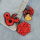 thumbnail image 5 of Broche de goteo de dibujos animados dados D20 broche alfiler bolso de mezclilla joyería, 5 of 6