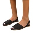 thumbnail image 4 of Zapatos de mujer Moda Color sólido Minimalista Temperamento Cómodo Boca de pescado Zapatillas Sandalias Wmkox8yii  shjk8073, 4 of 9
