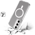 thumbnail image 4 of XPM for Samsung Galaxy S26 Phone Case, Classic Hybrid True Transparent Shockproof Back Magnetic Case Compatible with MagSafe Cover for Samsung s26 (Clear), 4 of 9