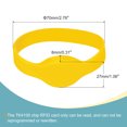 thumbnail image 2 of Unique Bargains 125KHz TK4100 Read Only ID Card Wristband RFID Proximity Tag, Yellow 3 Pack, 2 of 6