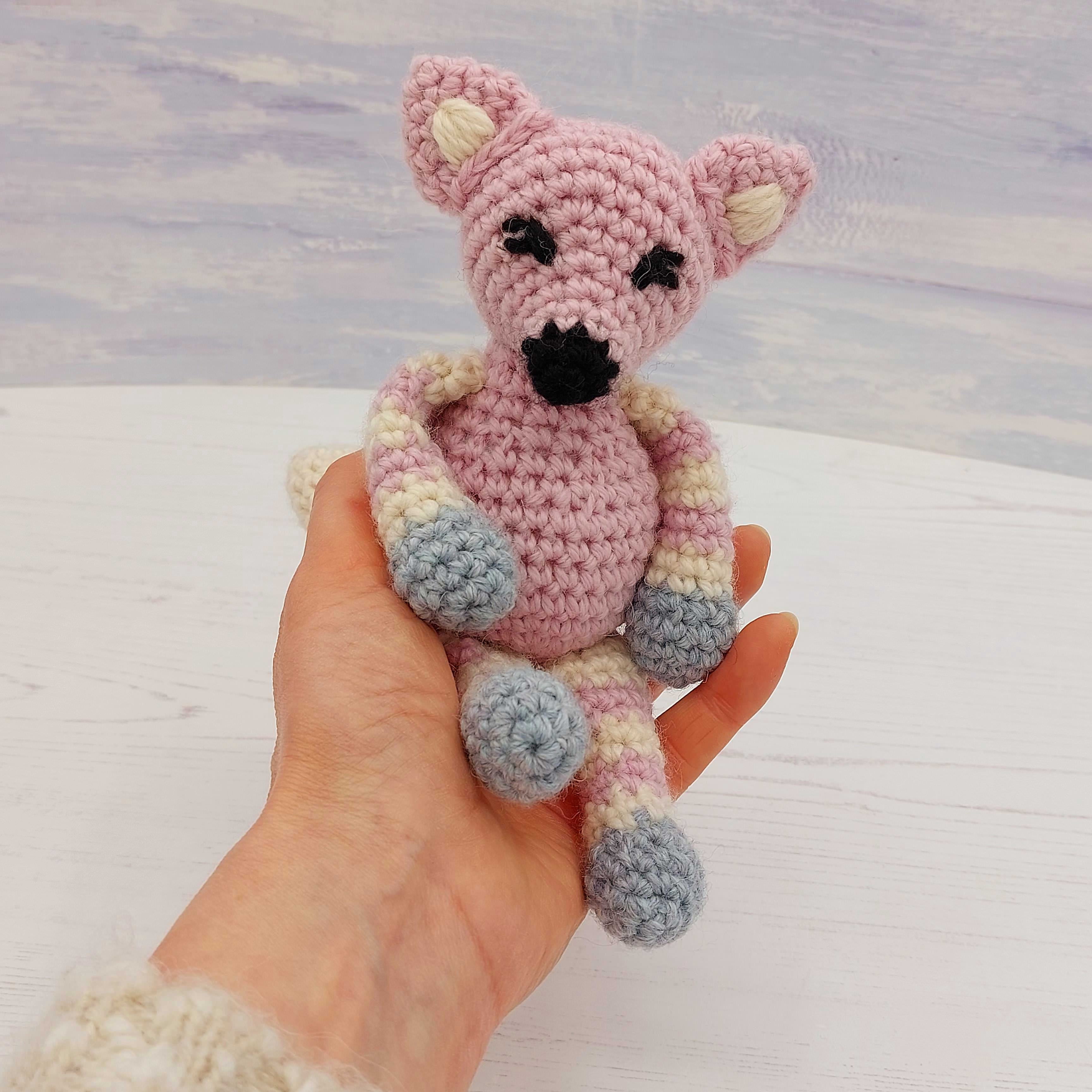 Crochet Kit Baby Fox Amigurumi Mini Craft Kit