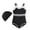 style-01 Black, variant on Yammkia Toddler Girl Swimsuit Baby Girl One Piece Swimsuit Toddler Sleeveless Beach Bikini Bathing Suit Swimwear 18 Months 2T 3T 4T 5T 6T(Black 2-3 Years)