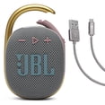 thumbnail image 1 of Altavoz JBL Clip 4 Gris con Cable USB Trenzado Case Logic, 1 of 6