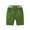 Army Green, variant on Plebaso Boys Girls Shorts Elastic Waist School Uniform Shorts Kids Casual Pull on Shorts with Pockets