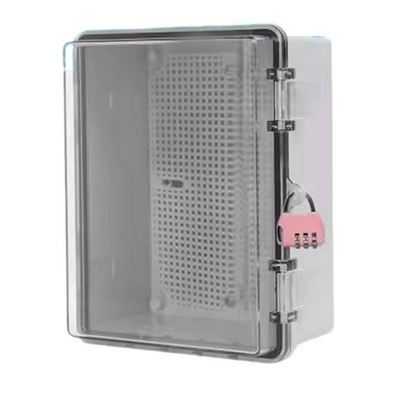 Water Resistant Power Outlet Case Childproof Locking System Plastic for Outdoor