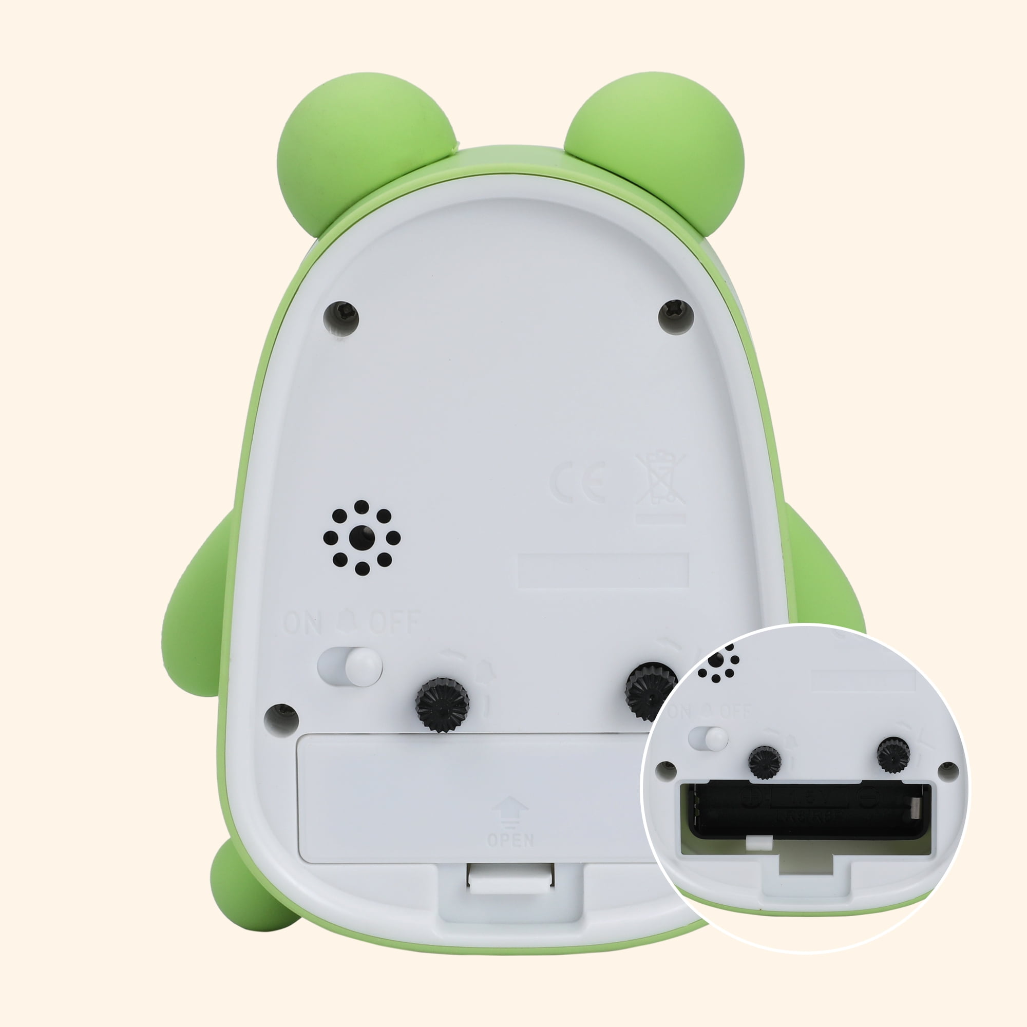 Unique Bargains Mechanical Alarm Clock Light Green 4.1"L x 1.6"W x 5.5"H