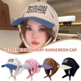 thumbnail image 4 of RYGRZJ Quick-drying Strap Sunscreen Headscarf Caps For Women Summer Visor Hatw, 4 of 5