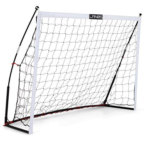 Fibreglass Rod Flexi-frame Solo-Pro Football Goal net posts 6' x 3.4' Steel 