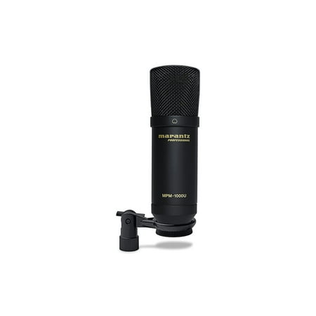 Marantz Professional MPM-1000U | Studio Condenser USB Microphone for DAW Recording & Podcasting (14mm / USB