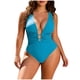 thumbnail image 1 of Trajes de Baño de Corte Alto para las Mujeres Correa sin Espalda Color Sólido con Cojín de Pecho Verano Inalámbrico, 1 of 7