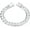 1, variant on Heavy Thick Cuban Link Chain Bracelet in Sterling Silver