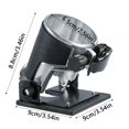 thumbnail image 3 of Soovim Trim Router Edge Guide Base Plate, Woodworking Router Edge Guide Attachment, Chamfer Routing Template for Precision Trimming, Router Accessory for Woodworking, 3 of 6