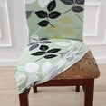 thumbnail image 4 of Universal Stretch Chair Covers Set Of 6 Chair Covers For Chair Dining Room Green, 4 of 6