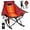 Red, variant on PNKKODW XL Oversized Heated Rocking Camping Chair, 3 Heat Levels Heated, Cup Holder, 600D Oxford, for Winter Outdoor, Wine Red(NO BATTERY)