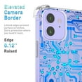 thumbnail image 4 of Circuit Board Clear Case for iPhone 12,Aesthetic Art Design Case for Men Women,Unique Soft Transparent TPU Bumper Case Cover, 4 of 5