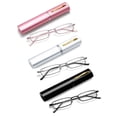 thumbnail image 2 of Rimless Glasses Spring Hinge Reading Glasses Blue Light Blocking Readers, 2 of 8