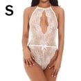 thumbnail image 1 of Camisón de encaje de mujer Sexy Body Lencería Ropa interior Ropa de dormir, Blanco, S Advancent XX000075-06, 1 of 7