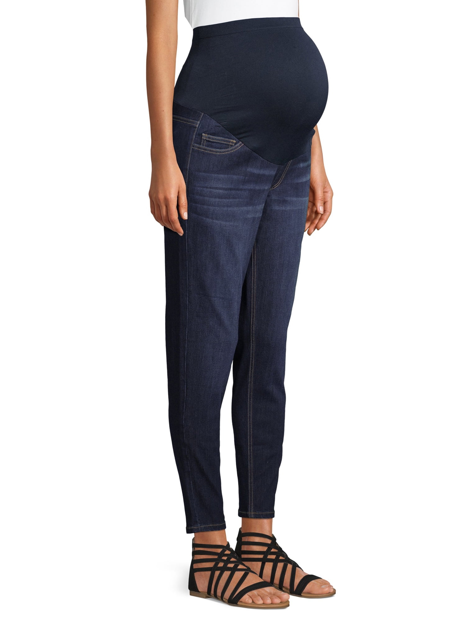 maternity skinny ankle jeans