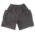 thumbnail image 4 of Zpanxa Girls Cargo Shorts Nylon Spandex Solid Color Workwear Style with Pockets Lightweight Loose Fit 2 Years, 4 of 7