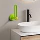 thumbnail image 5 of Portafolios para el cabello | Organizador de accesorios para el cabello montado en la pared | Plástico resistente al óxido | Diseño de gancho para ahorrar espacio 6x8,5x15,5 cm | Para los repas, 5 of 5