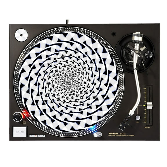 KuzmarK™ 12" DJ Turntable Slipmat - Into Optic