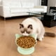 thumbnail image 5 of Comedero y bebedero elevado de gran capacidad para gatos | Plato de plástico para mascotas de 250 ml con diseño ancho y poco profundo | Soporte para el cuello para una mejor digestión y alivio del, 5 of 6