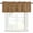 Brown, variant on Vintage Rattan Valances for Windows Farmhouse Kitchen Curtains Valances Rod Pocket Valance Curtains for Windows Minimalist Abstract Wicker Texture Brown Window Valances for Bathroom Bedroom 60"x18"