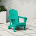 thumbnail image 1 of Westintrends Chaise Adirondack Pliante d'Extérieur en HDPE, Siège de Patio, Résistante aux Intempéries, Turquoise, 1 of 15