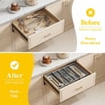 thumbnail image 7 of Norcho Utensil Organizer for Kitchen Drawers, Expandable Cooking Utensil Tray, Adjustable Cutlery and Silverware Holder, 13–22 x 15", Gray, 7 of 7