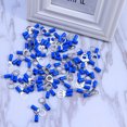 thumbnail image 1 of OULII 100Pcs Blue Heat Shrink Insulated Crimp Connectors Spade Set for Electricity Use, 1 of 5