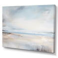 thumbnail image 2 of Designart "Taupe And Azure Simplified Seashore Line II" Beach Canvas Prints, 2 of 7