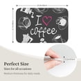 thumbnail image 4 of Pofeuu I Love Coffee Print Hem Mat 40x60 - Multipurpose Doormat for Indoor & Outdoor Use - Welcome Your Guests with our Entrance Mat, 4 of 6