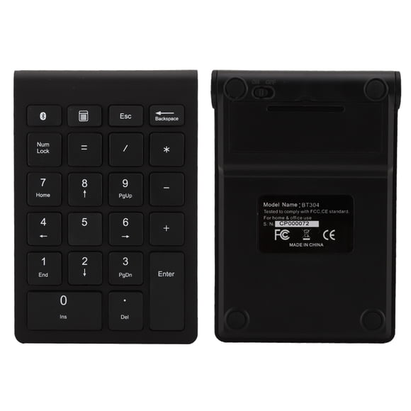 CISSOR Touches de Pied Confortables Compatibles avec Clavier 3.0, Clavier Numérique, pour Ordinateur Portable Tablette Noir
