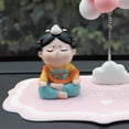 thumbnail image 2 of Estatua de yoga de dama china Sunnimix Hecho a mano Resina, 2 of 7