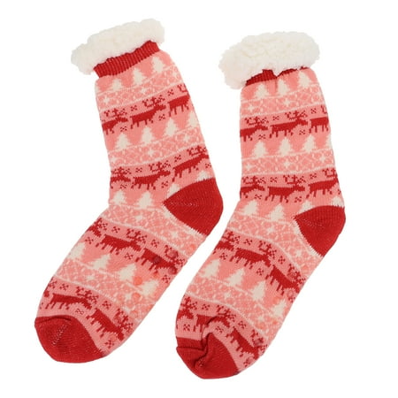 

NUOLUX 1 Pair Cartoon Floor Socks Winter Funny Warm Socks Non-slip Home Carpet Socks