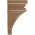thumbnail image 2 of Ekena Millwork 5"W x 5 3/4"D x 10"H Medium Nevio Wood Vintage Decor Corbel, Weathered Brown, 2 of 6