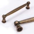 thumbnail image 3 of Tiradores de cajón Fecraf Vintage Brass, 5.5 pulgadas, paquete de 6, 3 of 6