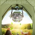 thumbnail image 2 of Ggpg Camping Ventilador con Luces Led, Batería Recargable Portátil Alimentada por USB para Exteriores, Tienda de Playa, Ventiladores Pequeños para Mesa y Escritorio, 2 of 8