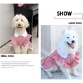 thumbnail image 5 of HQREA Dog Dresses for Large Dogs Girl Cute Plaid Pet Party Dress for Medium Dogs Walking, 5 of 6