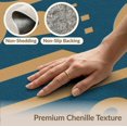 thumbnail image 6 of ODIKA 6'x9' Navy Blue Ochre Abstract Geometric Washable Area Rug Modern Artistic Stepped Forms Curved Lines Diamond Dots Minimalist Graphic Non-Slip, Easy Care, for Family Room, Living Mater Bedroom, 6 of 7