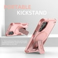 thumbnail image 4 of Dteck for Samsung Galaxy A54 5G Phone Case with Built-in Kickstand, for Galaxy A54 Magnetic Case Compatible with MagSafe, Heavy Duty Protection Shockproof Case for Samsung A54 5G,Pink, 4 of 7