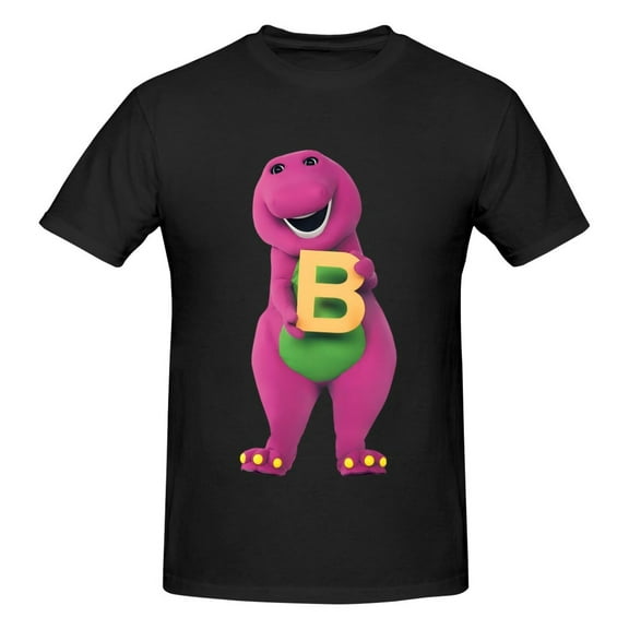 Barney Men's T-Shirt Short Sleeve Crew Neck Tees